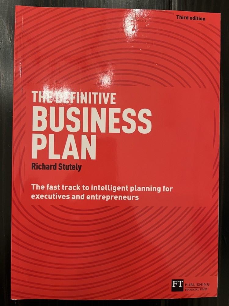 THE DEFINITIVE BUSINESS PLAN by Richard Stutely 2012 Paperback 3rd Edition