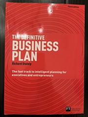 THE DEFINITIVE BUSINESS PLAN by Richard Stutely 2012 Paperback 3rd Edition