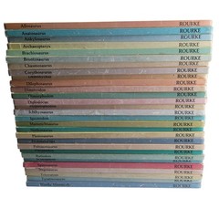 Vintage Rourke Dinosaur Library Series Books 1984 Set of 29 Hardcovers Rare