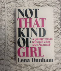 Lena Dunham Not That Kind of Girl Hardcover Memoir Biography Dust Jacket