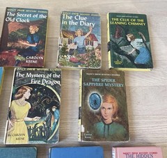 VTG Lot of 11 Nancy Drew Mystery Matte Cover HC Books Carolyn Keene 1930s-1960s