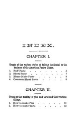 1872 The American Pastry Baker Vintage Cook Book 36 Pages