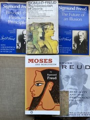 Freud 6 Book Vtg Lot – Psychoanalysis, Love, Pleasure, Illusion, Moses, Dreams