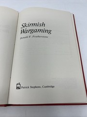 Skirmish Wargaming -Donald Featherstone Very Good Hardcover and Dust Jacket