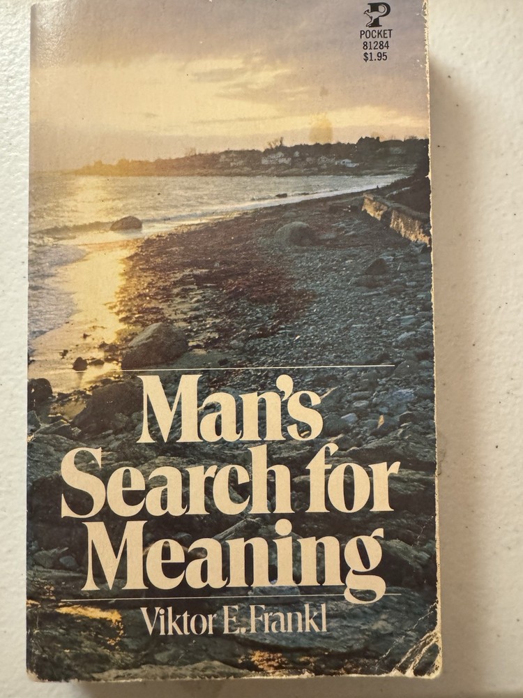 Rare Paperback Edition: Man’s Search for Meaning by Viktor E. Frankl