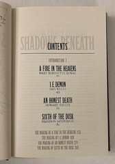 SIGNED X7 Shadows Beneath Writing Excuses Anthology 1st/1st HC/DJ LikeNEW