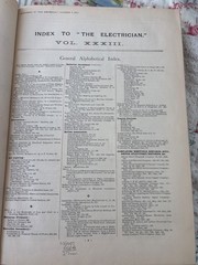 The Electrician Journal 1891–1899 Original Bound Volumes – Choose Volume