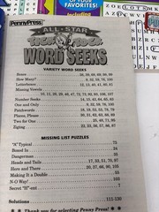 Lot of 5 Dell Penny Press Kappa Word Search Find Puzzle Books Jumbo,Tick Tock