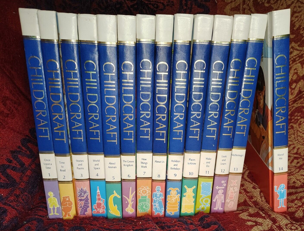 Childcraft Book Set 1989 How and Why Library 1-14