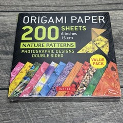 Origami Paper 200 Sheets Nature Patterns 6″ (15 CM): Tuttle Origami Paper NEW