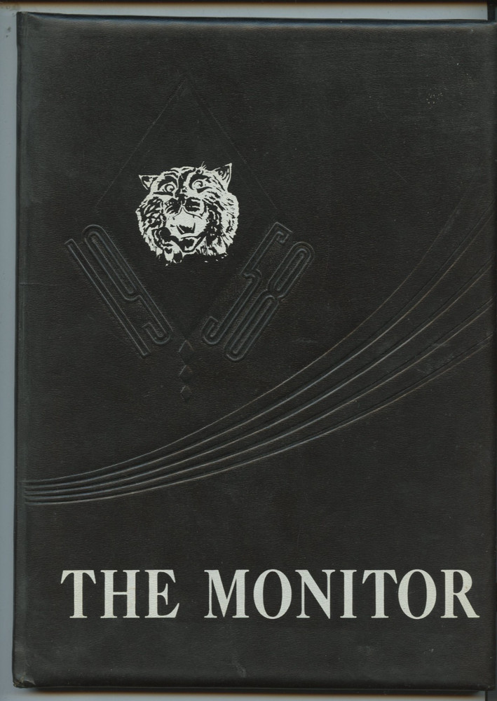 Bardolph Community High School Monitor Yearbook 1958 HB McDonough Co Illinois