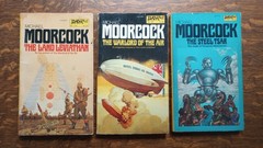 Michael Moorcock DAW SF 1st Ed. Lot: The Land Leviathan, Steel Tsar, Warlord Air