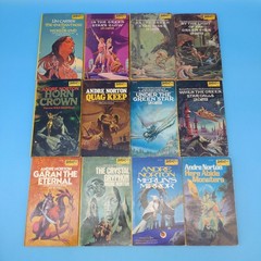 DAW Yellow Spine lot x35 vintage science fiction fantasy Carter Bradley Norton +