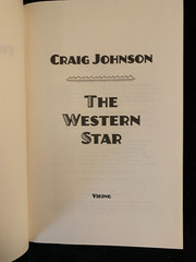 1st ed, 1st print! The Western Star by Craig Johnson 2017 HCDJ Very good +