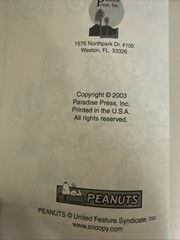 Peanuts Holiday Fun Coloring & Activity Book Snoopy Charlie Brown 30 pages 2003