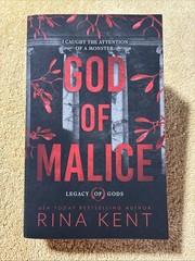 God of Malice (Deluxe Edition) by Rina Kent (2024, Trade Paperback, Sprayed 1st)