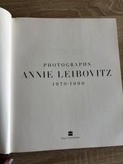 Annie Leibovitz Photographs 1970-1990 Hardcover Photography Book Dust Jacket HC