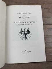 Southern View Invasion Southern States War 1861-65 Capt S. A. Ashe Reprint