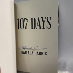 Kamala Harris – 107 Days SIGNED BOOK