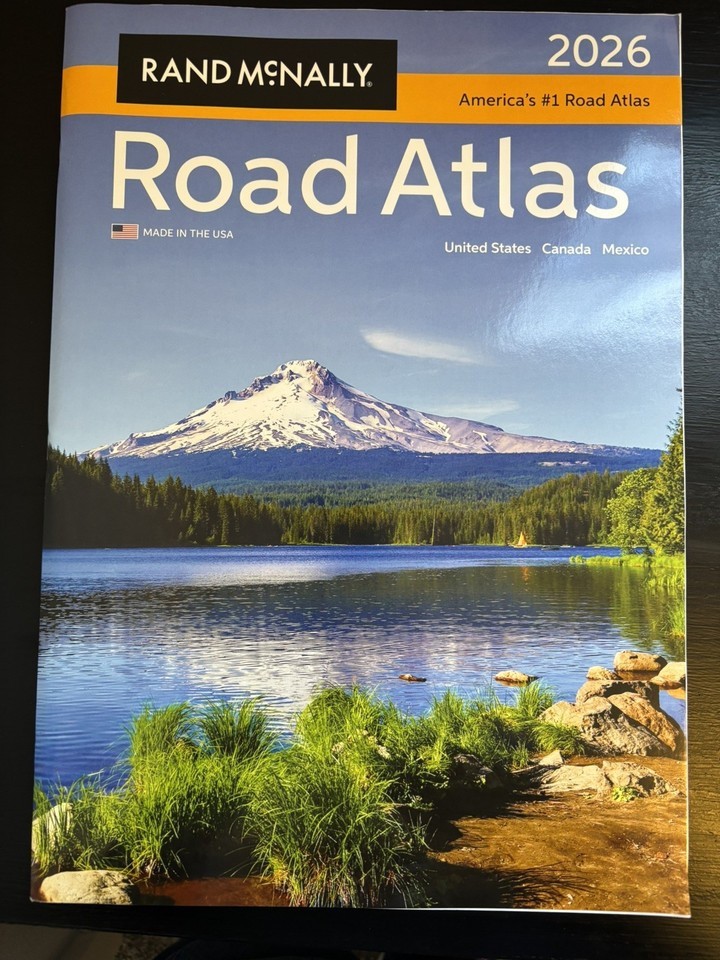 Rand McNally Made in USA 2026 America’s #1 Road Atlas Maps 15.5″ x 11″ NEW