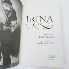Irina Ballet Life and Love Irina Baronova Paperback Biography Dance Free Postage