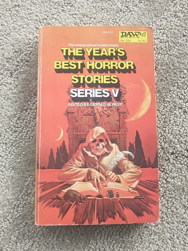 The Year’s Best Horror Stories: Series V edited by Gerald Page. 1st print 1977