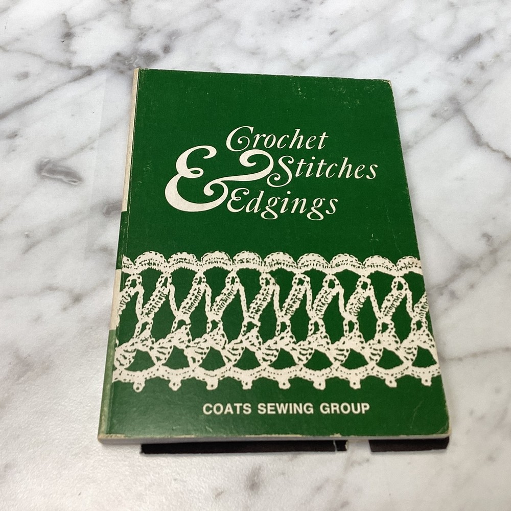 Vintage Crochet Stitches & Edgings Book by Charles Scribner’s Sons Crafts