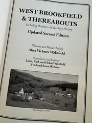 West Brookfield & Thereabouts – Vt Vermont – 200 Pages Paperback 2009 Edition