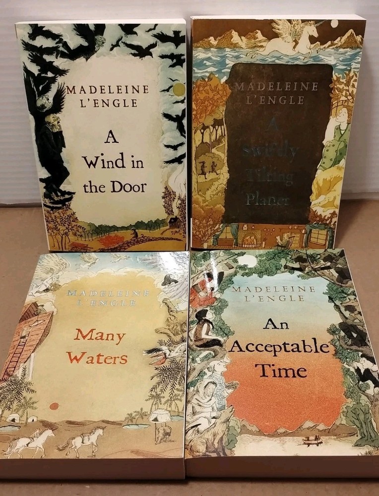 Wrinkle in Time Quintet : Vols. 2 thru 5 by Madeline L Engle – (4) Like New PB