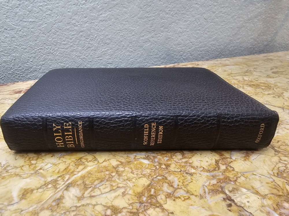 KJV Scofield Reference Bible Marrakesh Persian Morocco Leather VERY GOOD L@@K🌟