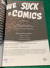 We Suck At Comics An Anthology Vol. 1 Rejection MARK C FRANKEL SIGNED 2023