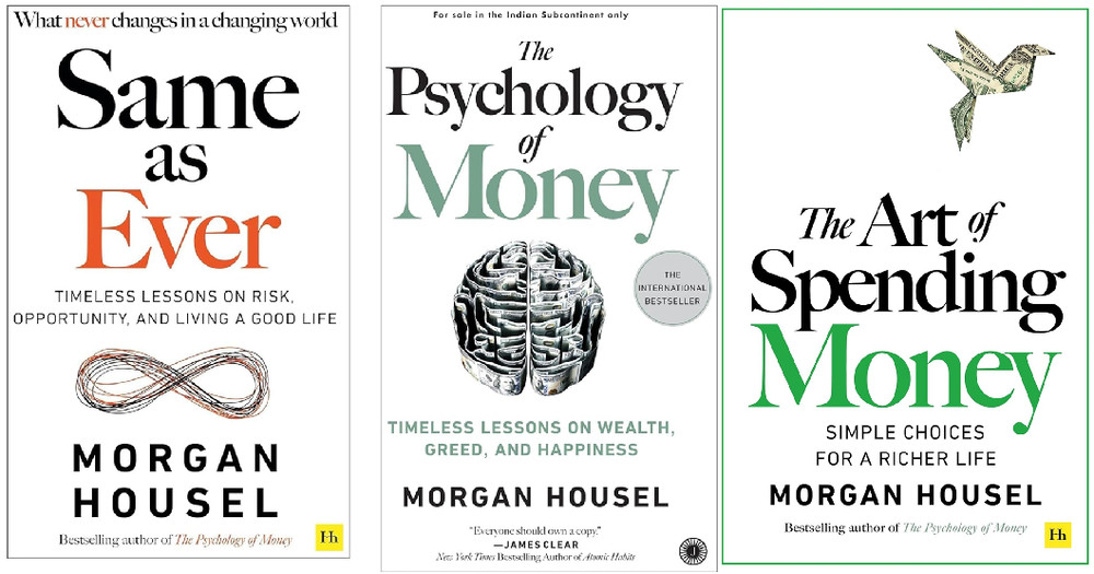 Morgan Housel 3 Books Set : Psychology, Same as Ever HB, Art of Spending PB