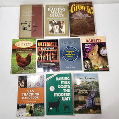 Prepper Books Lot Of 10 Survival Skills Off Grid Hobby Farm Homesteading Guides