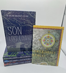 The Giver Quartet Box Set Lois Lowry HC Hardcover Set w Map Dystopian YA