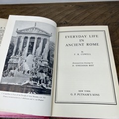 Everyday Life in Ancient Rome F.R. Cowell Vintage 1961 Hardcover Dust Jacket