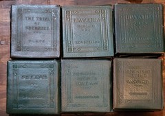 100 yr Old Antique Little Leather Library Books 1920’s Redcroft Pick Your Title