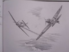 Nicolas Trudgian Aviation Sketchbook – 112 pages, great pencil drawings