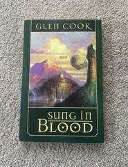 Glen Cook Fantasy Lot — Darkwar Trilogy + Sung in Blood — Vintage 1st Editions