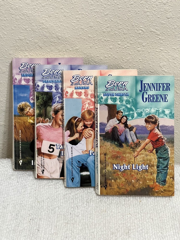 Silhouette Born In The USA Romance Series Lot 4 Paperback Books