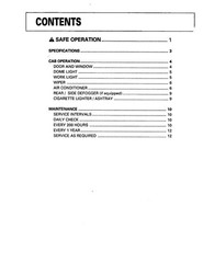 KUBOTA L3710 L4310 L4610 CAB OPERATORS MANUAL – WIRE BOUND – STURDY COVERED