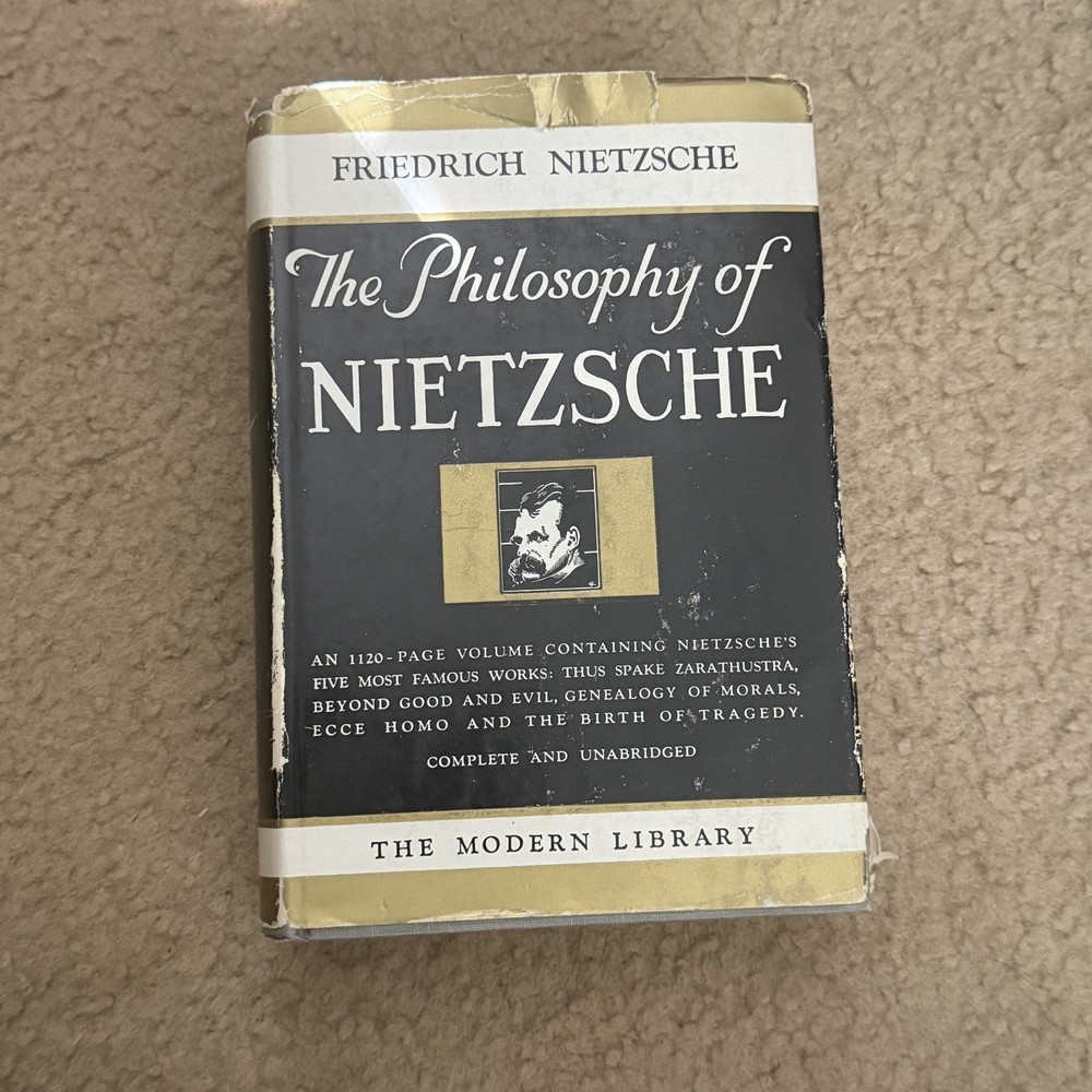 The Philosophy of Nietzsche 1954 The Modern Library Hardcover