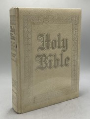 HOLY BIBLE HARDCOVER FAUX LEATHER BOUND ENGLISH RELIGIOUS