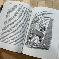 Mythology by Edith Hamilton & Steele Savage Vintage 1942 Edition Hardcover Book