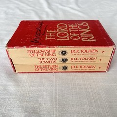 THE LORD OF THE RINGS by J.R.R. Tolkien 1965 3 Volume Box Set 2nd Ed 1st Print