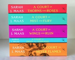 Sarah J. Maas COURT OF THORNS AND ROSES ACOTAR Complete Series Lot of 5 PB Books