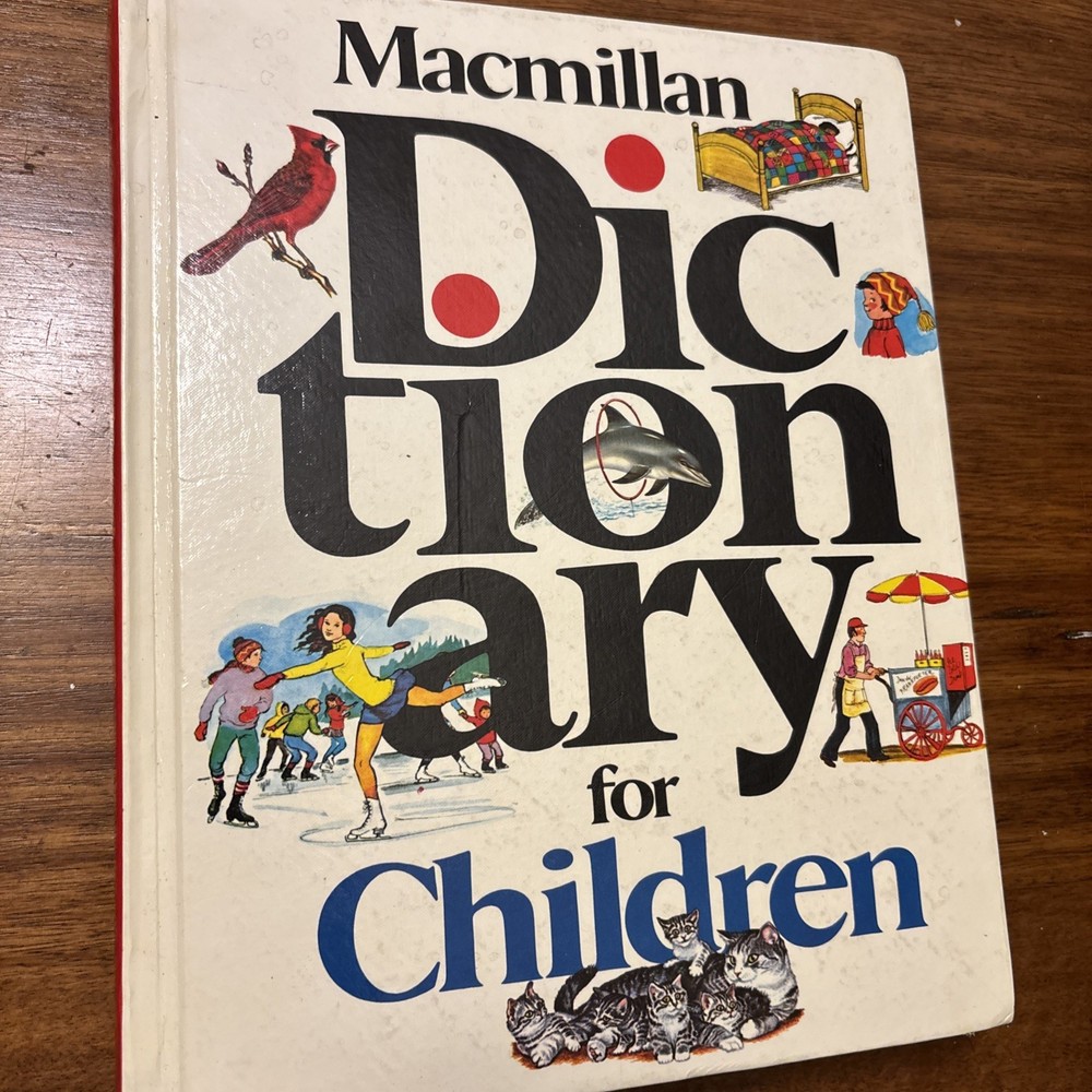 Macmillan Dictionary for Children 1975, 1976, 1977 Vintage Hardcover