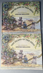 SIGNED Illustration THE ISLAND OF THE SMOG Steven Kellog Children Kids Stories