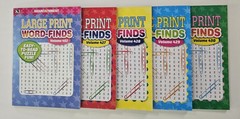 5 New Large Print Word-Finds Puzzle Books Kappa Games Vol #427-452~ Search,Hunt