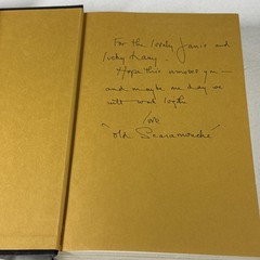 Stewart Granger SIGNED Sparks Fly Upward Granada 1981 First Edition HC DJ