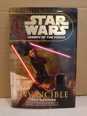 Invincible Star Wars Legacy of the Force Troy Denning Hardcover 1st Ed – T1218